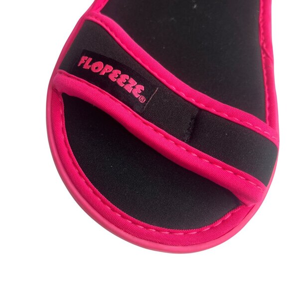 FlopEze Sandals Womens Size 5/6 Black Pink Light Active Waterproof Summer - Picture 6 of 8